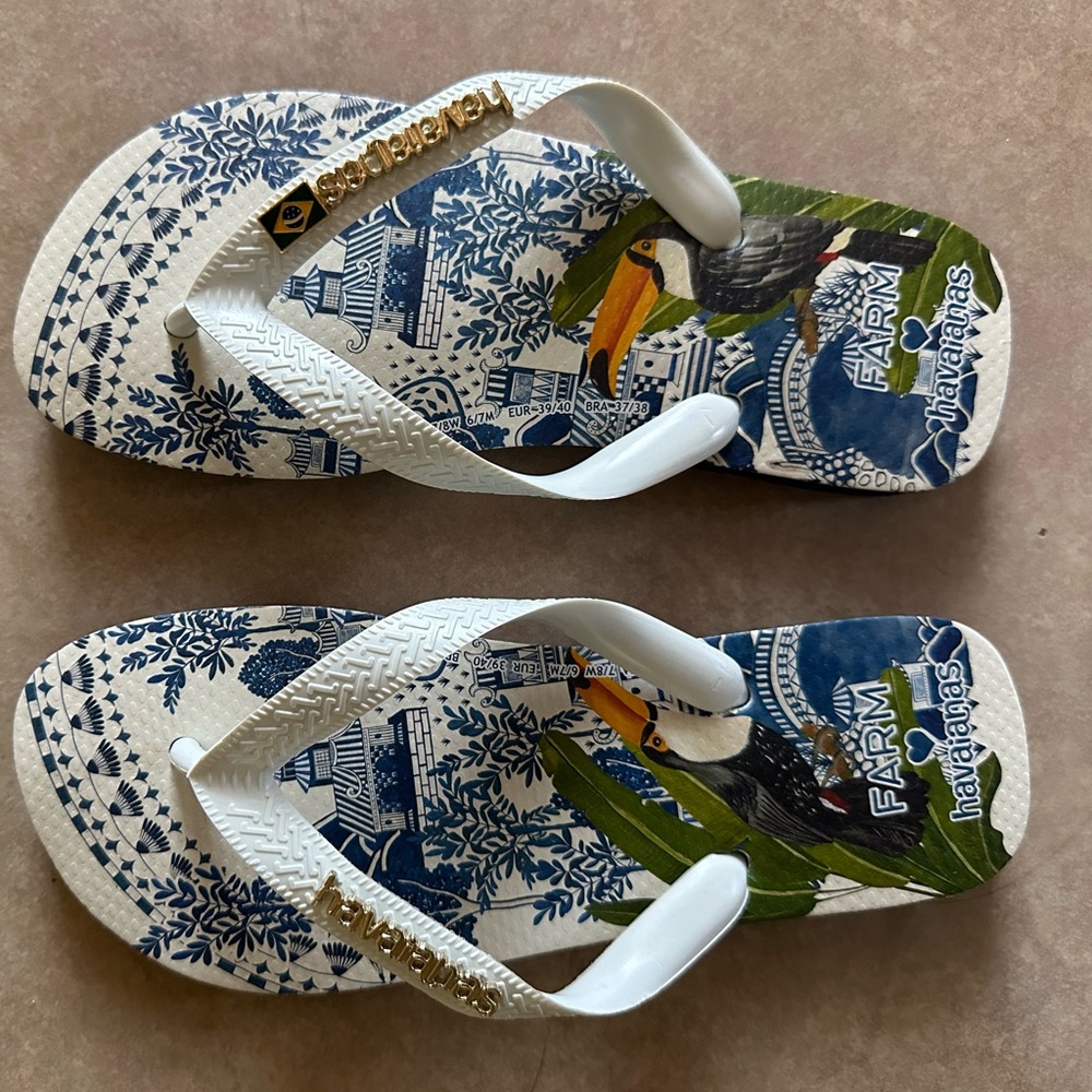Farm x Havaianas Size 37